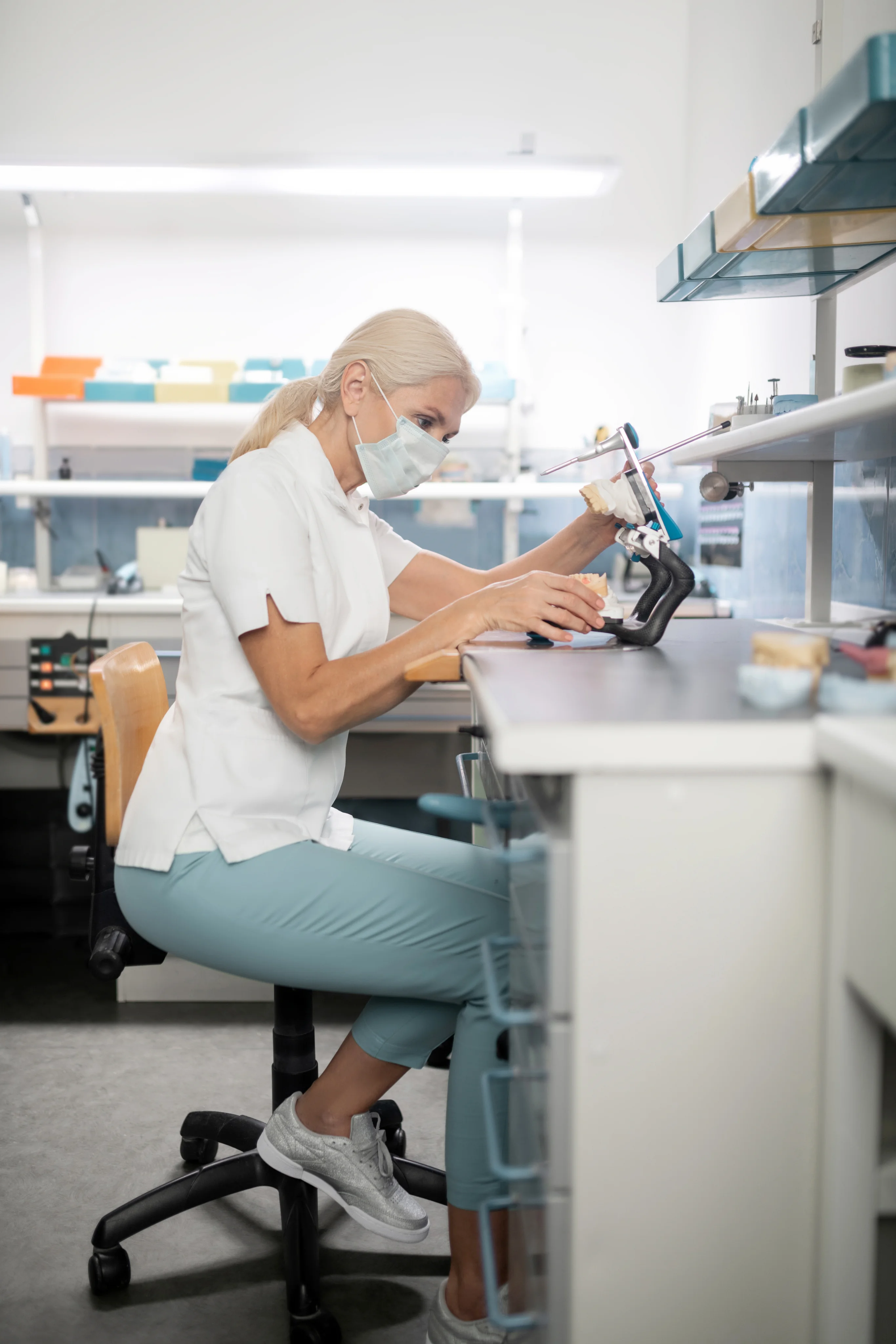 Richmond Pharmacy licensed pharmacist preparing custom compounded medication